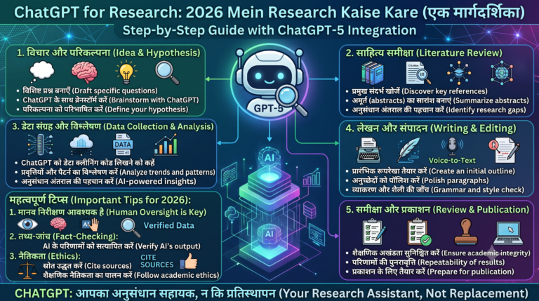 ChatGPT for Research से research करने का तरीका